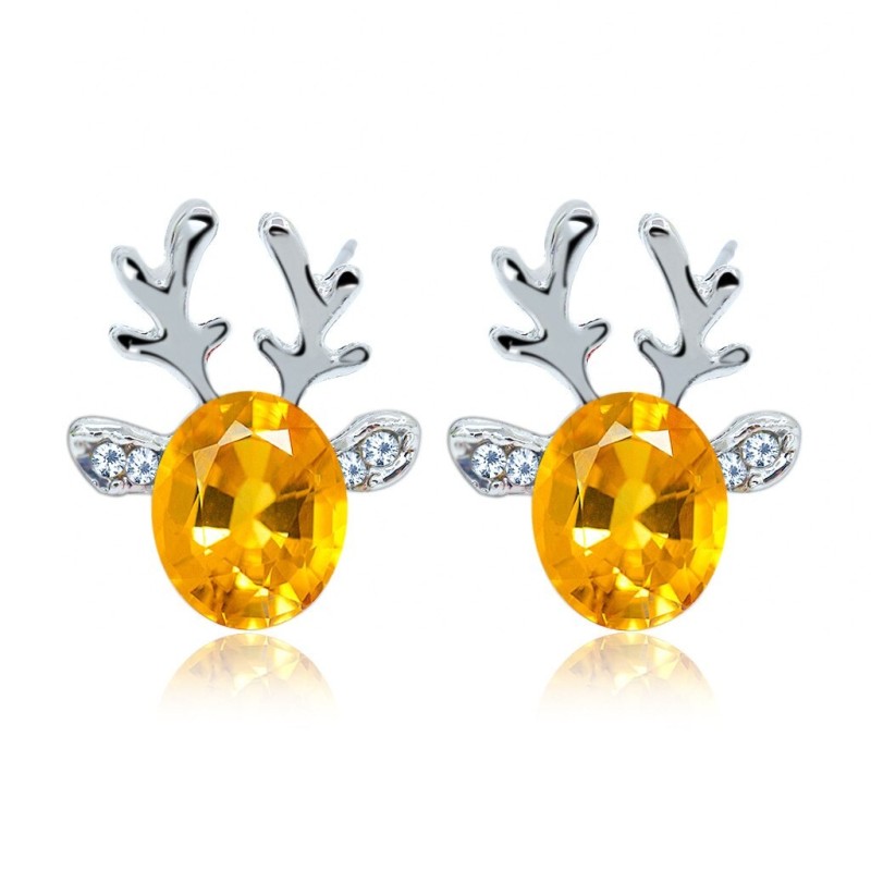Christmas Elk earrings - with crystalEarrings
