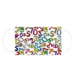 Máscara protetora para rosto / boca - 3 camadas - descartável - estampa de desenho animado - para crianças - 10 peças