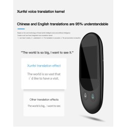 Tradutor inteligente - digitalização instantânea de voz / foto - tela sensível ao toque - WiFi - multilíngue