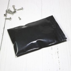 Reclosable plastic bags - pouches - heat sealing - black - 7 * 10 cm - 100 piecesStorage Bags
