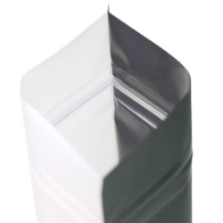 Reclosable plastic bags - mat-black / clear - 13 * 18 cm - 100 piecesStorage Bags