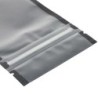Sacos de plástico com fecho - preto fosco / transparente - 13 * 18 cm - 100 peças