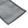 Sacos de plástico com fecho - preto fosco / transparente - 13 * 18 cm - 100 peças