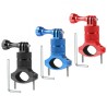 Suporte para guidão de bicicleta/motocicleta - braçadeira de metal - suporte para câmera - giratório 360 - para câmeras GoPro