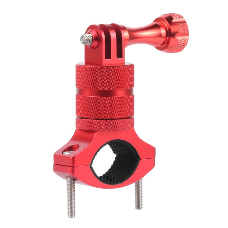 Suporte para guidão de bicicleta/motocicleta - braçadeira de metal - suporte para câmera - giratório 360 - para câmeras GoPro