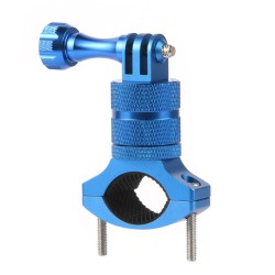 Suporte para guidão de bicicleta/motocicleta - braçadeira de metal - suporte para câmera - giratório 360 - para câmeras GoPro