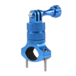 Suporte para guidão de bicicleta/motocicleta - braçadeira de metal - suporte para câmera - giratório 360 - para câmeras GoPro