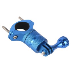 Suporte para guidão de bicicleta/motocicleta - braçadeira de metal - suporte para câmera - giratório 360 - para câmeras GoPro