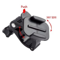 Suporte para guidão de bicicleta / motocicleta - adaptador - 360 giratório - para câmeras GoPro Hero Pro SJCAM Xiaomi Yi