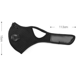 Protective face mask - wind / dust-windproof - PM25 active carbon filter - double air valveMouth masks