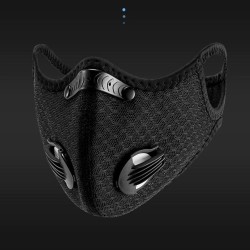 Protective face mask - wind / dust-windproof - PM25 active carbon filter - double air valveMouth masks