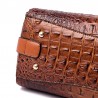 Bolsa de ombro elegante - padrão de pele de crocodilo