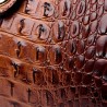 Bolsa de ombro elegante - padrão de pele de crocodilo