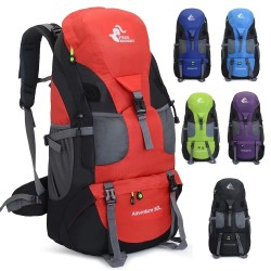 Mochila impermeável para camping / esportes - grande capacidade - 50L