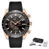 BENYAR - relógio Quartz esportivo - à prova d'água - pulseira de silicone