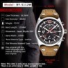 BENYAR - relógio Quartz esportivo - à prova d'água - pulseira de couro