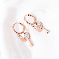 Crystal key / lock - earringsEarrings