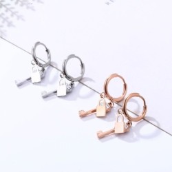 Crystal key / lock - earringsEarrings