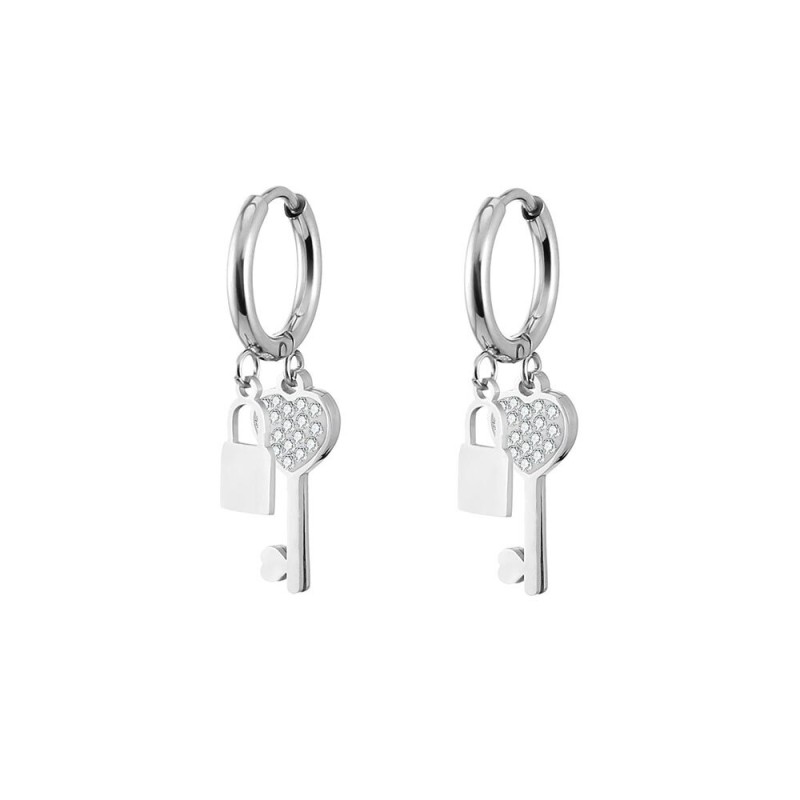 Crystal key / lock - earringsEarrings