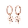 Four leaf clover / crystal - earringsEarrings