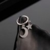 Small circle earrings - moon / crystal starEarrings