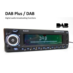 1 Din car radio - DAB plus - remote - Bluetooth - handsfree - ISO - TF - USB - AuxDin 1