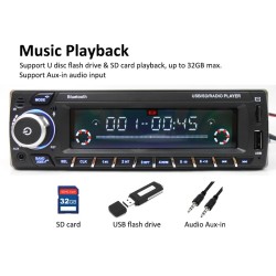1 Din car radio - DAB plus - remote - Bluetooth - handsfree - ISO - TF - USB - AuxDin 1