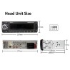 1 Din car radio - DAB plus - remote - Bluetooth - handsfree - ISO - TF - USB - AuxDin 1