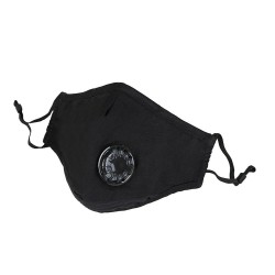 Máscara de proteção facial / bucal - filtro de carvão ativado PM25 - válvula de ar - reutilizável