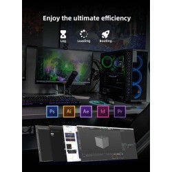 KingSpec - SSD M2 NVME - disco rígido interno - 128 GB - 256 GB - 512 GB - 1 TB