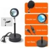 Rainbow sunset lamp - colorful light projector - LED - Bluetooth - WiFiLights & lighting