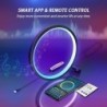 Luz ambiente inteligente - lâmpada noturna - controle de aplicativos - USB - LED - RGB