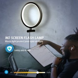 Luz ambiente inteligente - lâmpada noturna - controle de aplicativos - USB - LED - RGB