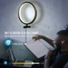 Luz ambiente inteligente - lâmpada noturna - controle de aplicativos - USB - LED - RGB