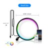 Luz ambiente inteligente - lâmpada noturna - controle de aplicativos - USB - LED - RGB