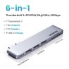 UGREEN - USB C HUB duplo tipo C para multi USB 3.0 4K HDMI - adaptador Thunderbolt 3 - para MacBook Pro Air