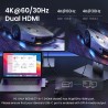 UGREEN - USB C HUB duplo tipo C para multi USB 3.0 4K HDMI - adaptador Thunderbolt 3 - para MacBook Pro Air