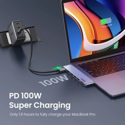 UGREEN - USB C HUB dual type-C to multi USB 3.0 4K HDMI - adapter Thunderbolt 3 - for MacBook Pro AirHubs