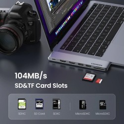 UGREEN - USB C HUB dual type-C to multi USB 3.0 4K HDMI - adapter Thunderbolt 3 - for MacBook Pro AirHubs