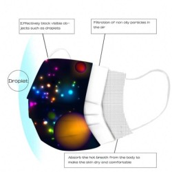 Protective face / mouth mask - disposable - 3-ply - colorful stars printed - for children - 50 piecesMouth masks