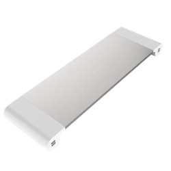 Suporte para monitor/computador em alumínio - com 4 portas USB