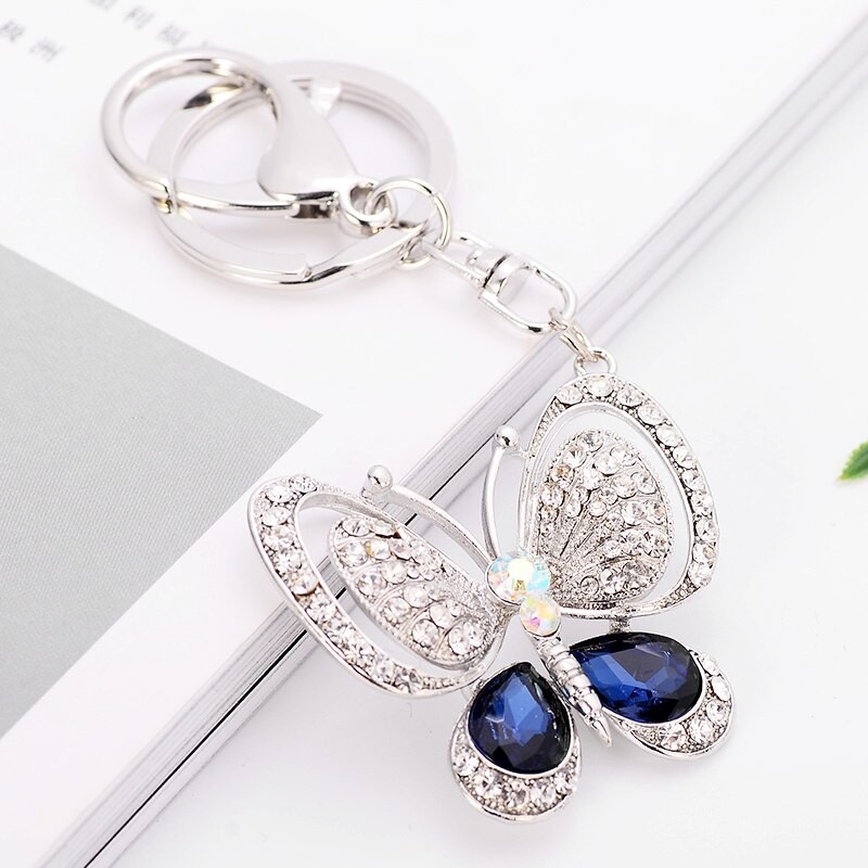 Crystal butterfly keychainKeyrings