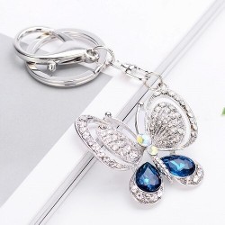 Crystal butterfly keychainKeyrings