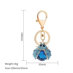 Crystal insect shape keychainKeyrings