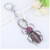 Crystal insect shape keychainKeyrings