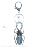 chaveiro em forma de inseto de cristal
