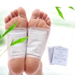 Adesivos desintoxicantes para pés - ervas - orgânicos - 100 peças -