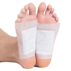 Adesivos desintoxicantes para pés - ervas - orgânicos - 100 peças -