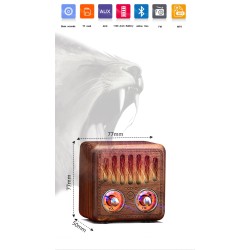 Retro plastic speaker - digital FM radio - BluetoothBluetooth speakers