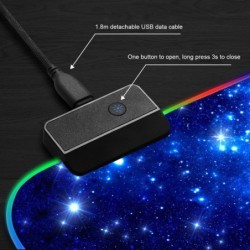 Mouse / teclado antiderrapante - USB - LED - RGB